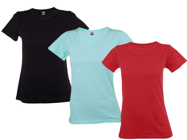 160g Ladies Fitted T-shirt - Image 3