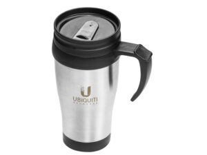 Arabica Stainless Steel And Plastic Double-Wall Mug - 450Ml